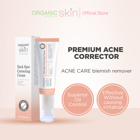 Organic Skin Japan Acne Care Dark Spot Correcting Cream 20ml Oil Control Anti Dark Spot Anti Acne