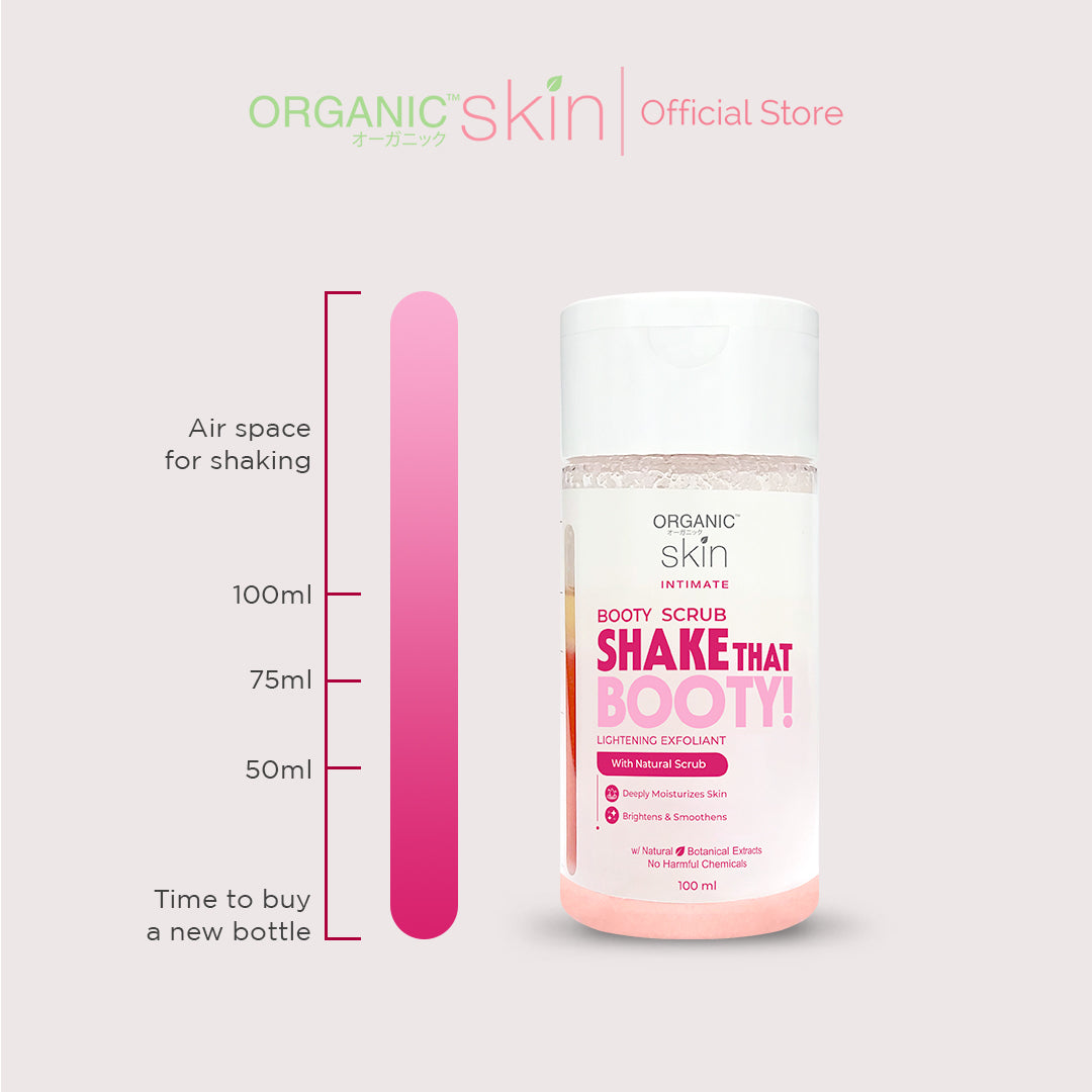 Organic Skin Japan Booty Scrub Lightening Exfoliant with Sunflower Oil 150ml