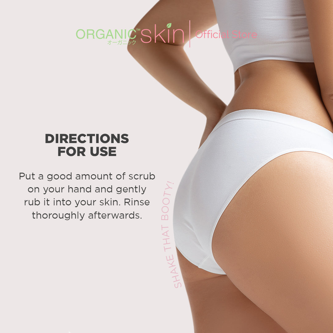 Organic Skin Japan Booty Scrub Lightening Exfoliant with Sunflower Oil 150ml