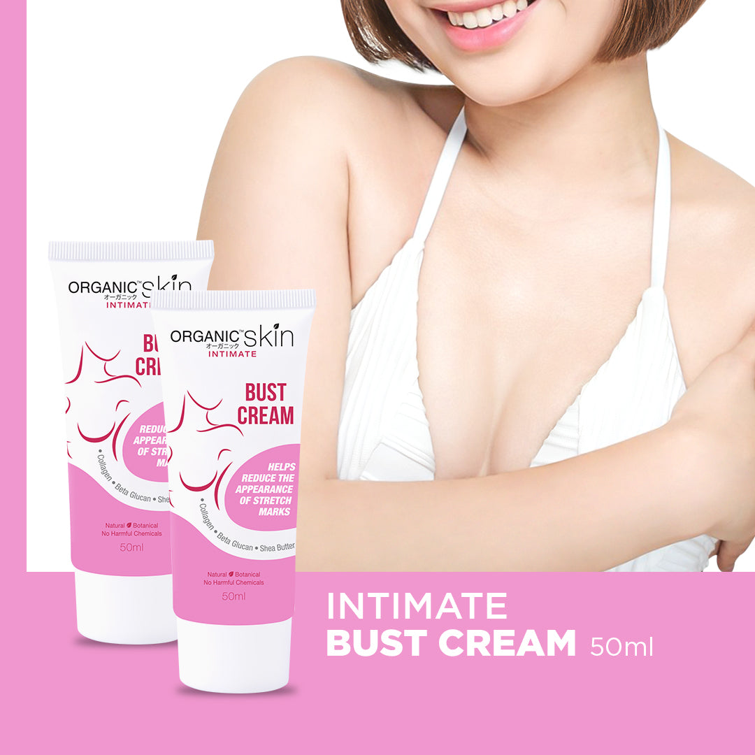 Organic Skin Japan Bust Cream 50ml Whitening cream with Collagen bust lifting cream Set of 2
