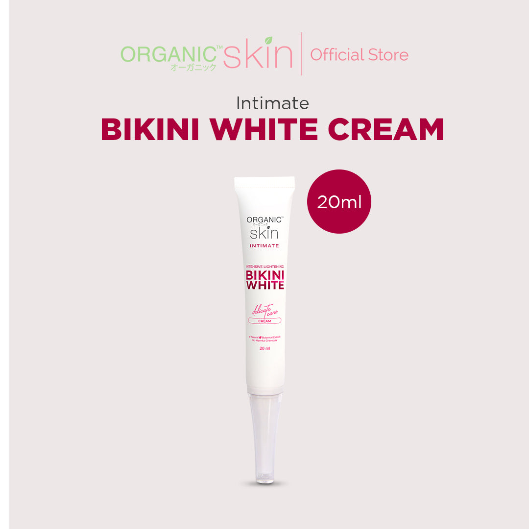 Organic Skin Japan Bikini Whitening Cream Inner Thigh Intimate Area Lightening Cream 30ml
