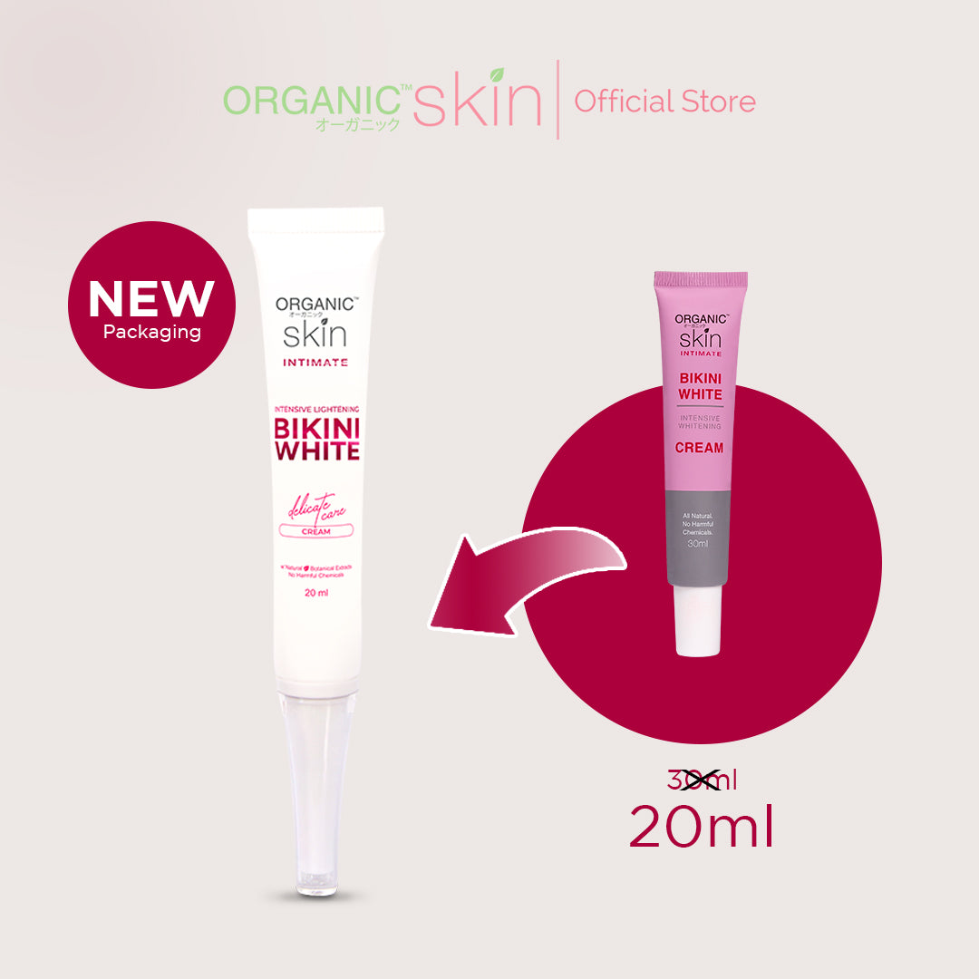 Organic Skin Japan Bikini Whitening Cream Inner Thigh Intimate Area Lightening Cream 30ml