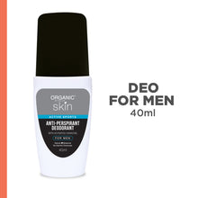 Load image into Gallery viewer, Organic Skin Japan Anti-Perspirant Deodorant For Men 40ml Underarm Whitening Deo Roll On
