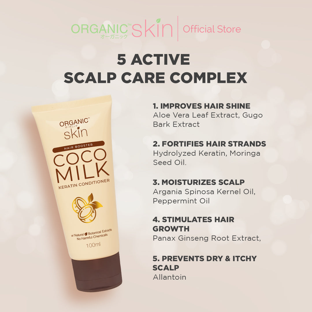Organic Skin Japan Hair Booster Coco Milk Repair Conditioner 100ml
