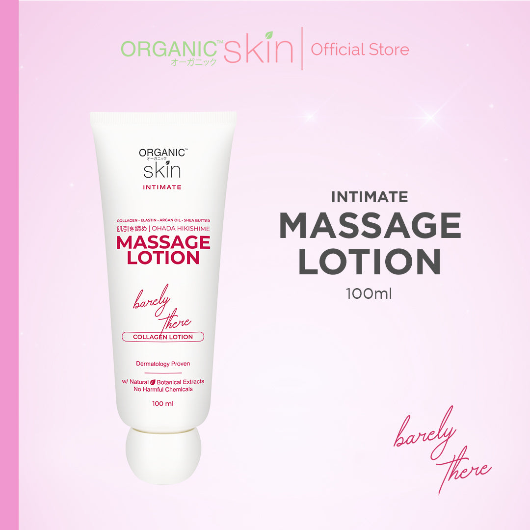 Organic Skin Japan Intimate Massage Lotion for Stretch Marks 100ml with Collagen Skin firming lotion