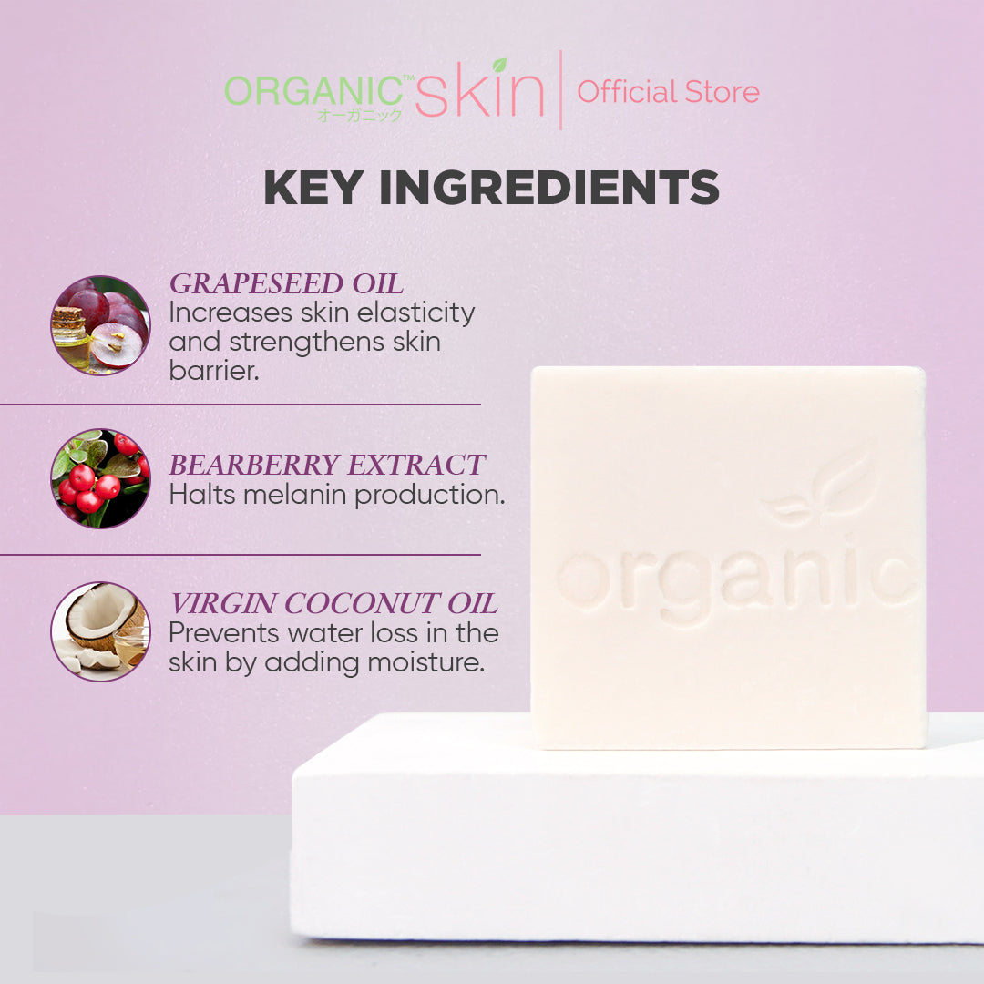 Organic Skin Japan Poreless Soap 50g Glass Skin Care Whitening Bar Face and Body Soap Travel Size Skin Care Lightening Dark Spot Remover Skin Brightening Bar Soap Personal Care Flash Sale Free Shipping on Sale Items