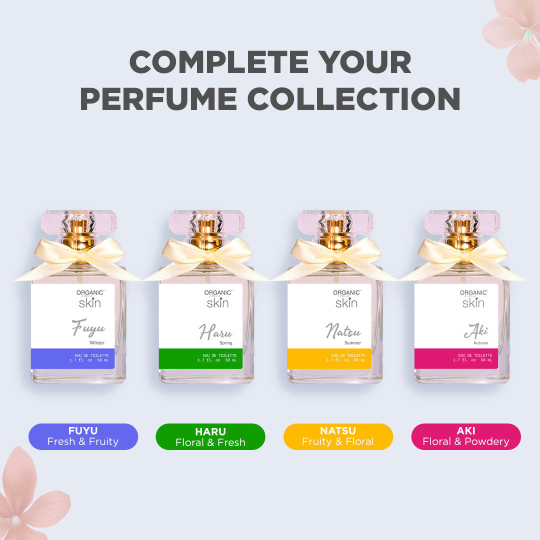 Organic Skin Japan Fuyu Winter 50ml Oil Based Perfume for Women & Men Long Lasting Perfume Cologne