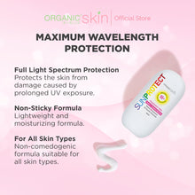 Load image into Gallery viewer, Organic Skin Japan Sun Protect Daily Sunscreen 50ml SPF 55 Sunblock All Skin Type Unscented

