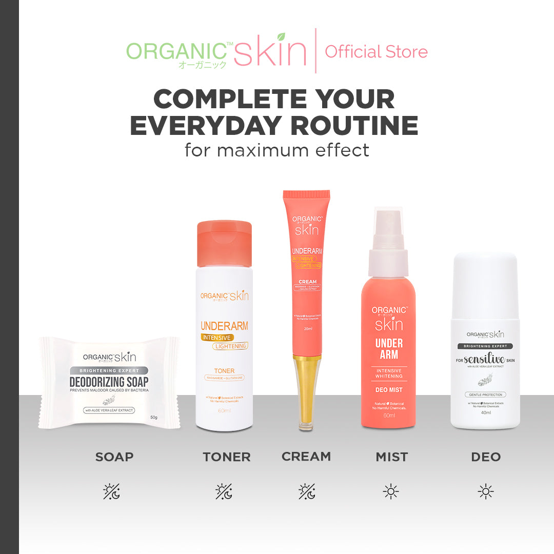 Organic Skin Japan Deodorizing Soap for Sensitive Skin 50g Underarm Whitening Antiperspirant