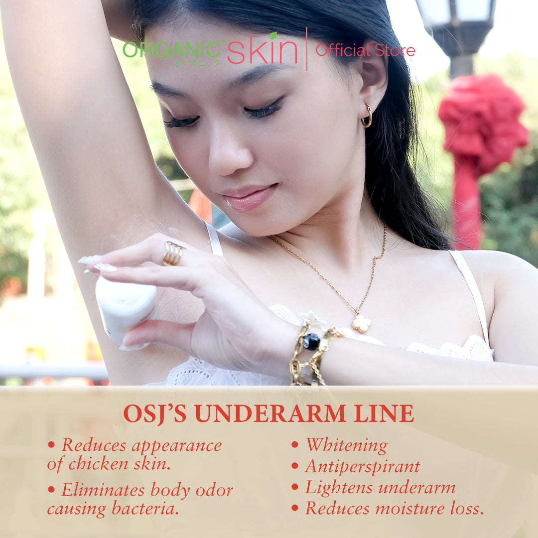 Organic Skin Japan 4x Intensive Whitening Powder Dry Deodorant (set of 2, 40ml each)