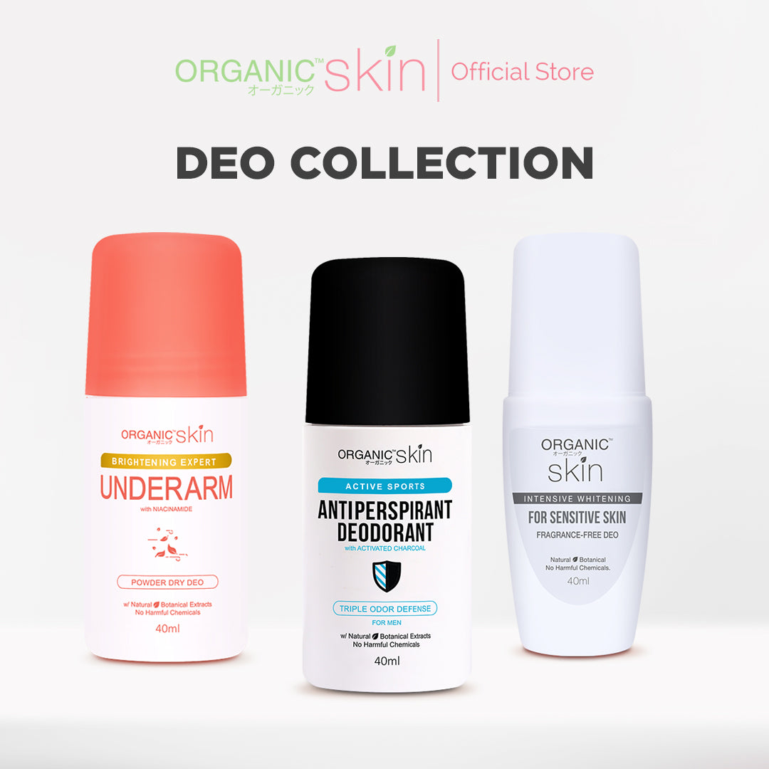 Organic Skin Japan Anti-Perspirant Deodorant For Men 40ml Underarm Whitening Deo Roll On