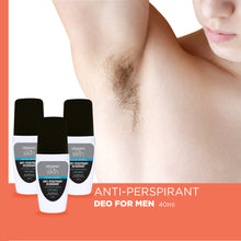 Load image into Gallery viewer, Organic Skin Japan Anti-Perspirant Deodorant For Men 40ml Underarm Whitening Deo Roll On Set of 3
