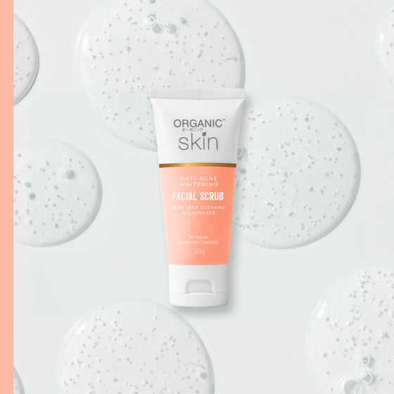Organic Skin Japan Antiacne Whitening Facial Scrub (50g)