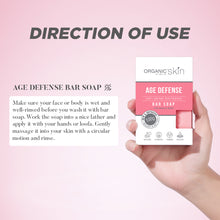 Load image into Gallery viewer, Organic Skin Japan Age Defense AntiAging Whitening Soap 100g Anti Aging Set of 2

