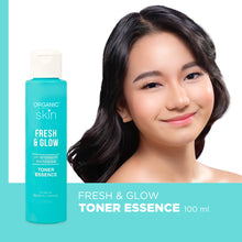 Load image into Gallery viewer, Organic Skin Japan Fresh &amp; Glow 4x Intensive Whitening Toner Essence 100ml with Vitamin C
