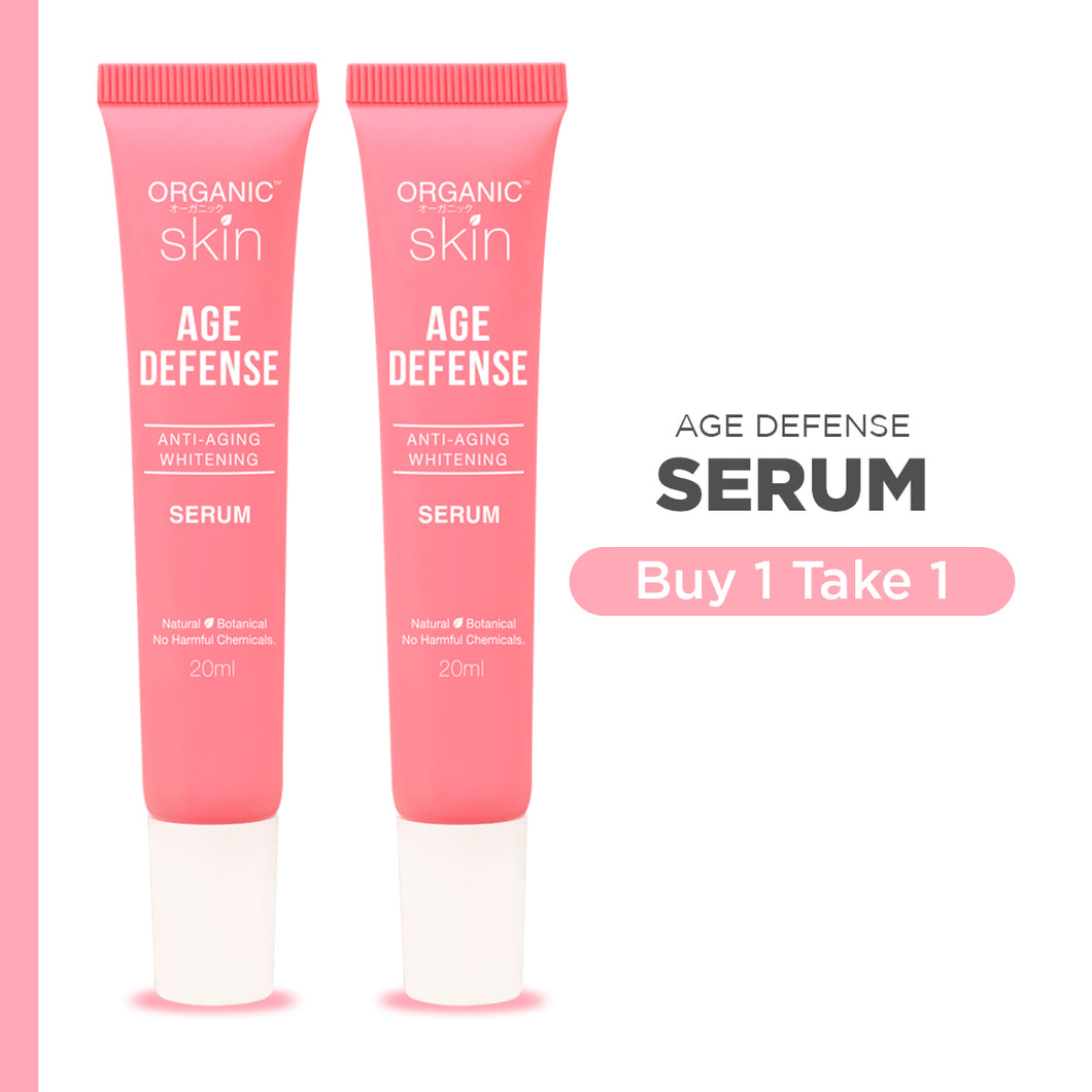 Organic Skin Japan Age Defense AntiAging Serum (20ml each) Anti Aging Set of 2