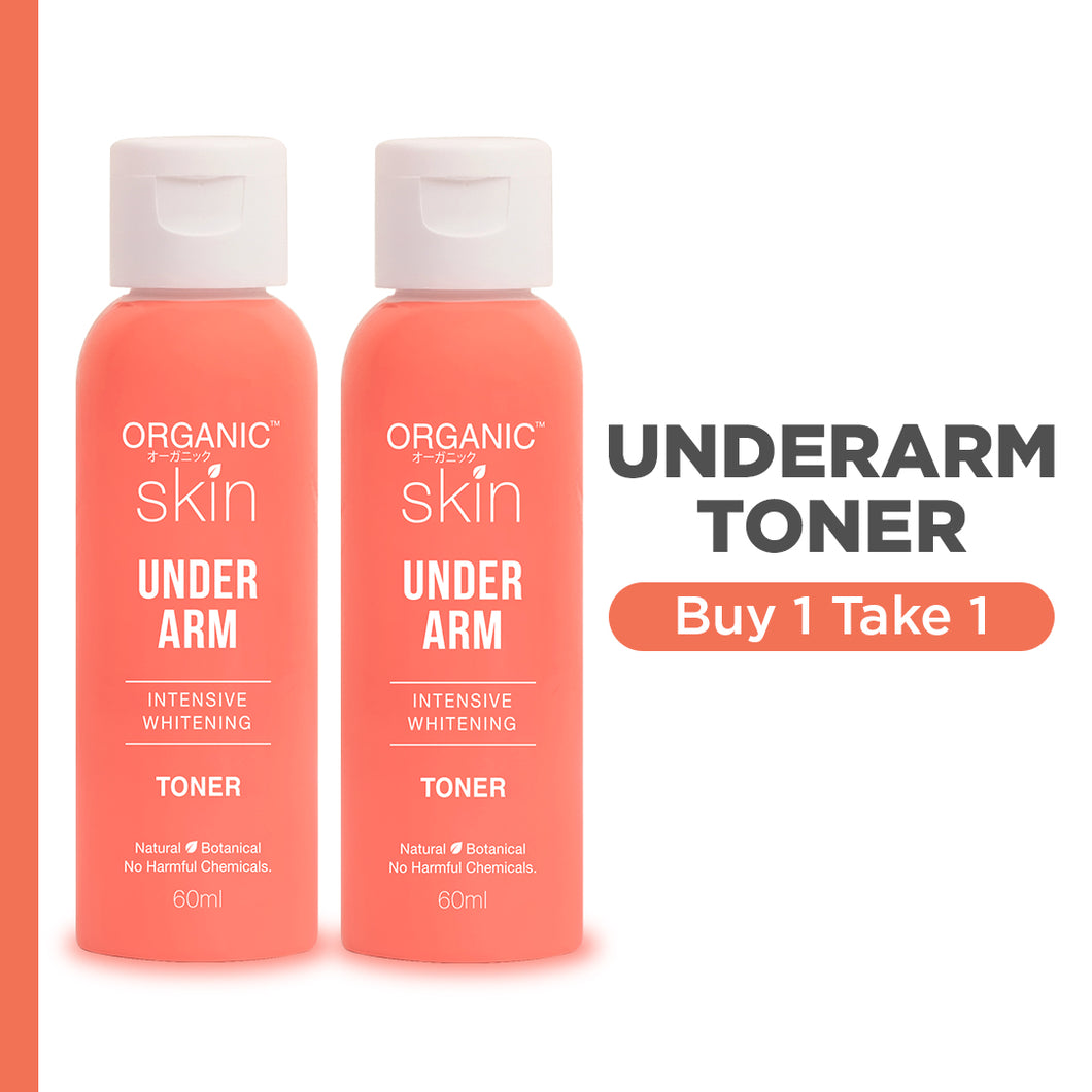 Organic Skin Japan Intensive Whitening Underarm Toner (60ml) with Sunflower Oil Set of 2