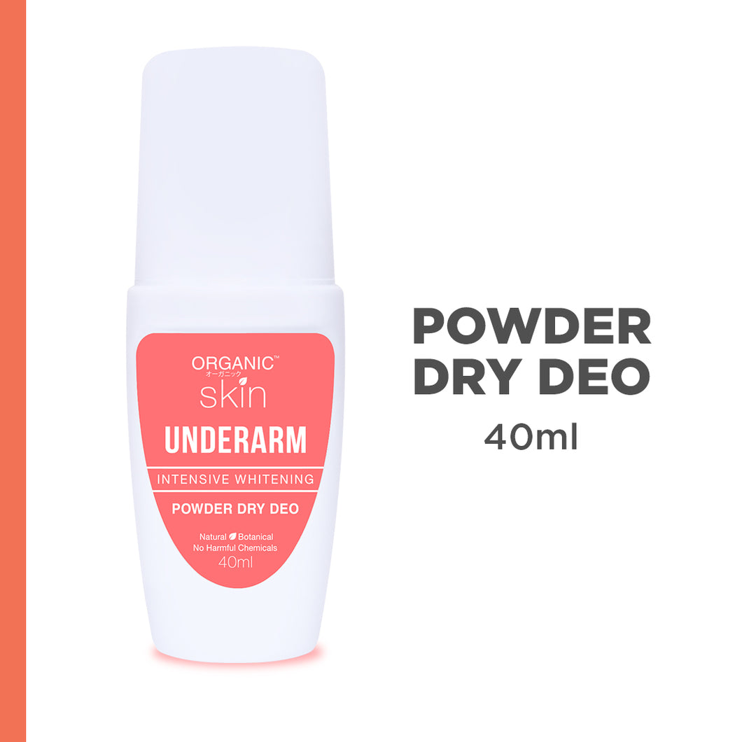 Organic Skin Japan 4x Intensive Whitening Powder Dry Deodorant (40ml)