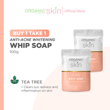 Load image into Gallery viewer, Organic Skin Japan Antiacne Whitening Whip Soap (100g) Anti Acne Set of 2
