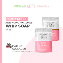 Load image into Gallery viewer, Organic Skin Japan Antiaging Whitening Whip Soap Anti Aging Whipp Soap (100g) Set of 2
