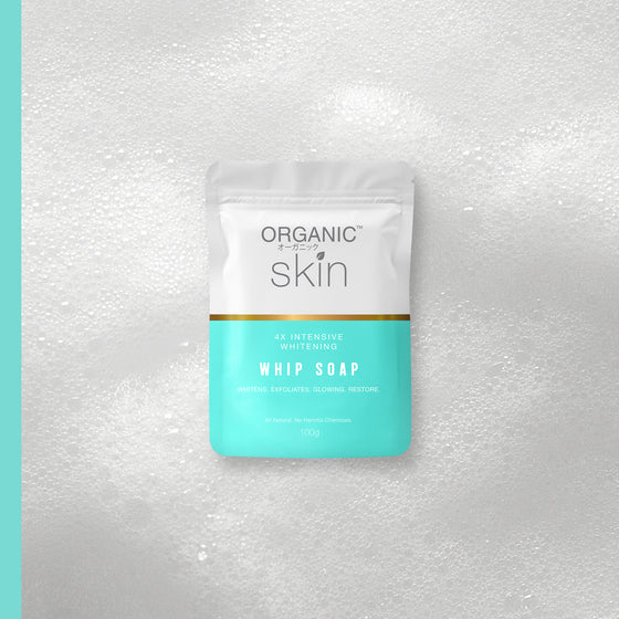 Organic Skin Japan 4x Intensive Whitening Whip Soap (100g) Set of 2