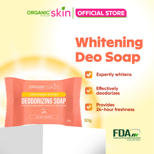 Organic Skin Japan Deodorizing Soap 50g Underarm Whitening Anti Odor Antiperspirant