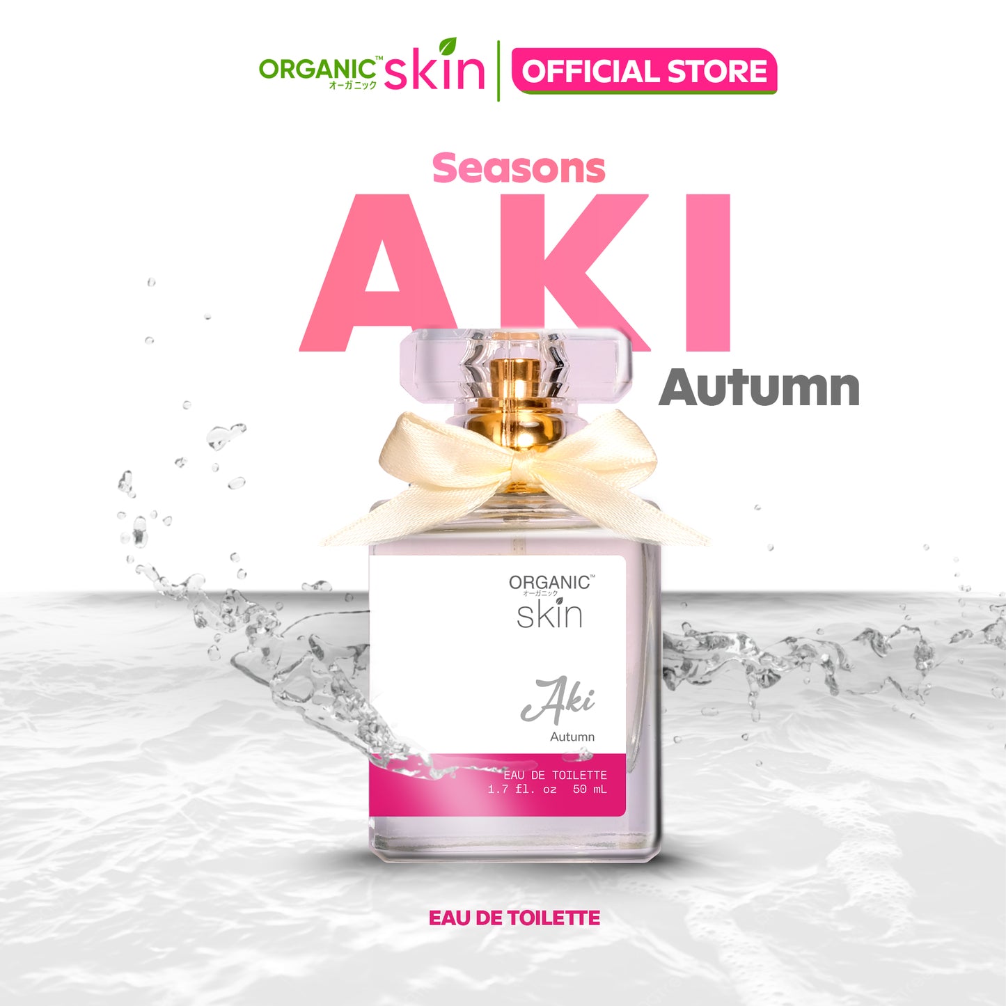 Organic Skin Japan Aki Autumn 50ml Oil Based Perfume for Women & Men Long Lasting Perfume Cologne