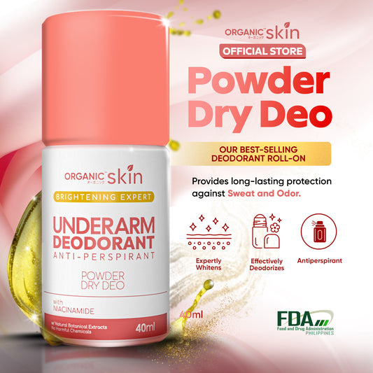 Organic Skin Japan 4x Intensive Whitening Powder Dry Deodorant (40ml)