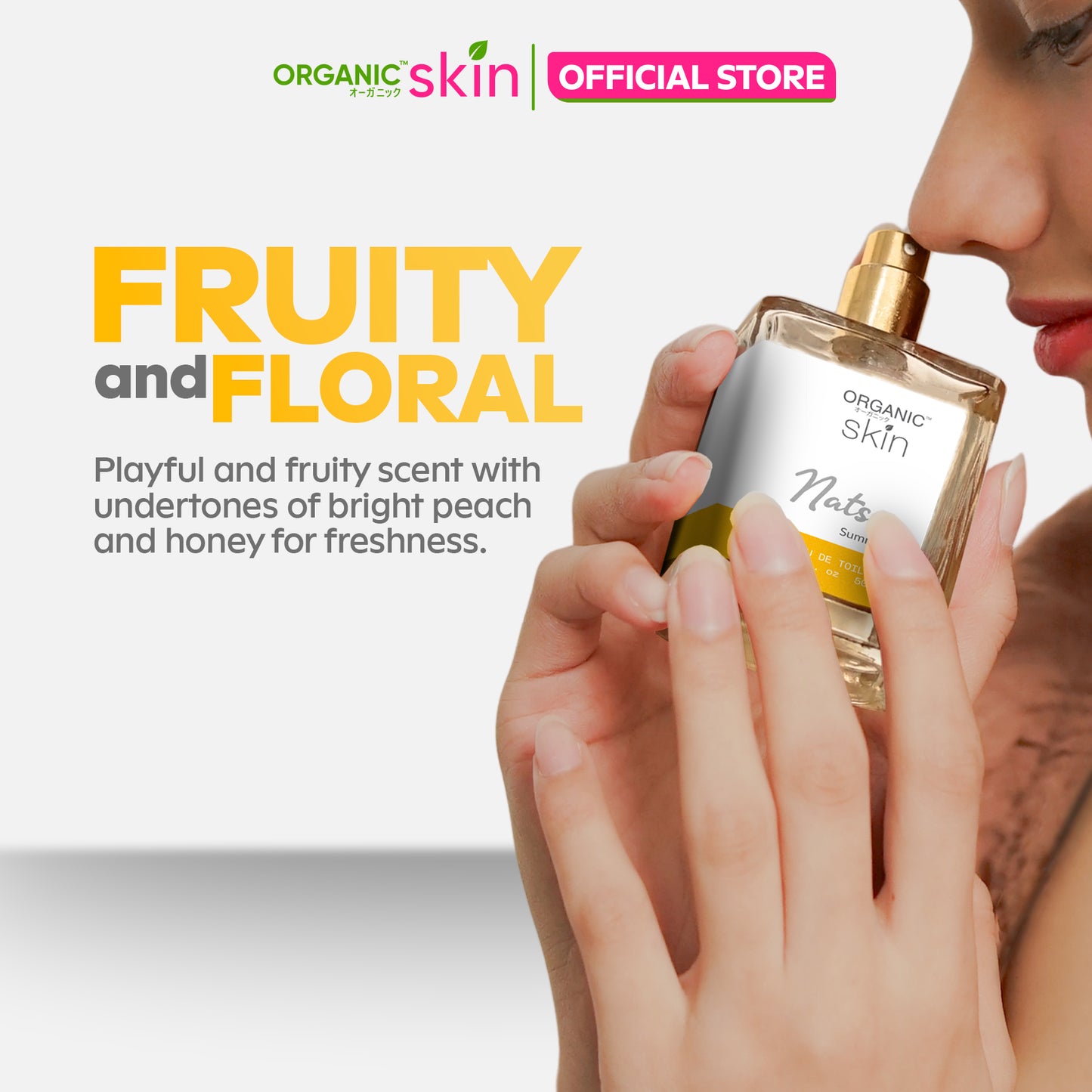 Organic Skin Japan Natsu Summer 50ml Oil Based Perfume for Women & Men Long Lasting Perfume Cologn