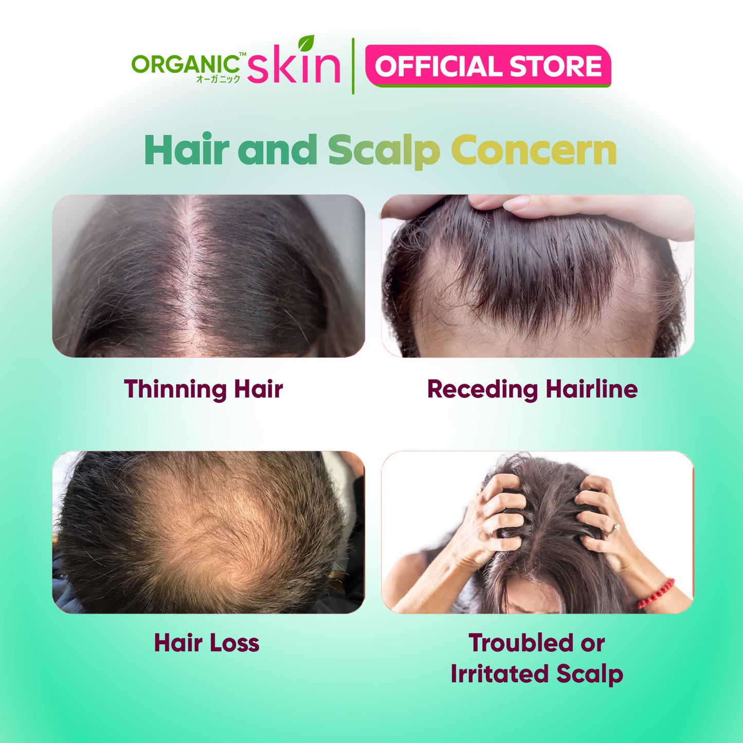 Organic Skin Japan Hair Booster Spray Scalp Care Solution 100ml