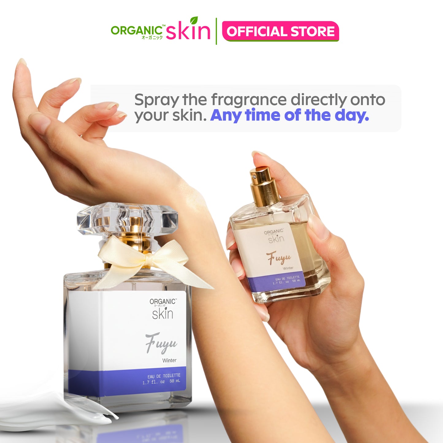 Organic Skin Japan Fuyu Winter 50ml Oil Based Perfume for Women & Men Long Lasting Perfume Cologne