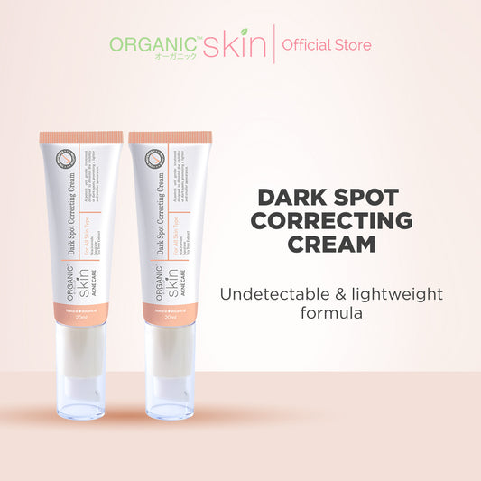 Organic Skin Japan Acne Care Dark Spot Correcting Cream 20ml Oil Control Anti Dark Spot Set of 2