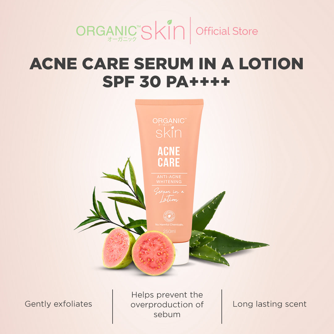 Organic Skin Japan Acne Care AntiAcne Whitening Serum in a Lotion 250ml