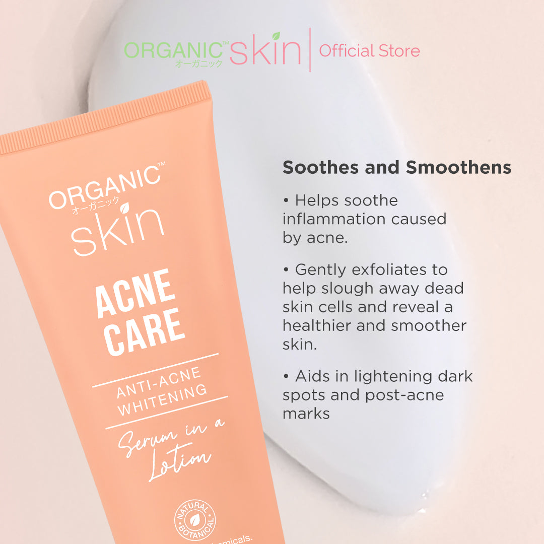 Organic Skin Japan Acne Care AntiAcne Whitening Serum in a Lotion 250ml