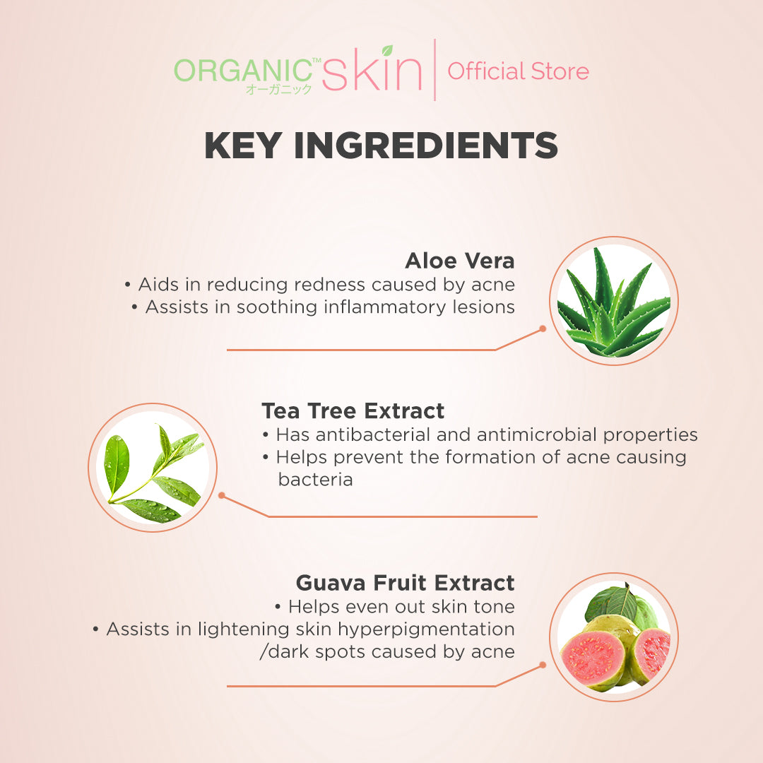 Organic Skin Japan Acne Care AntiAcne Whitening Serum in a Lotion 250ml