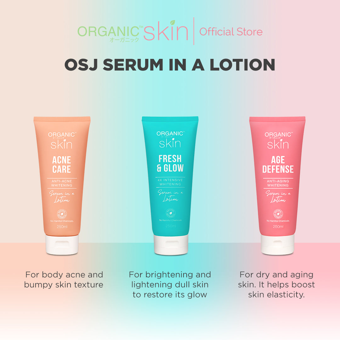 Organic Skin Japan Acne Care AntiAcne Whitening Serum in a Lotion 250ml