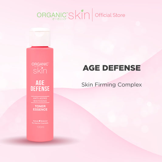 Organic Skin Japan Age Defense Anti-Aging Whitening Toner with Marine Collagen (100ml)