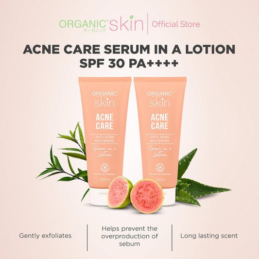 Organic Skin Japan Acne Care Whitening Serum in a Lotion 250ml Set of 2