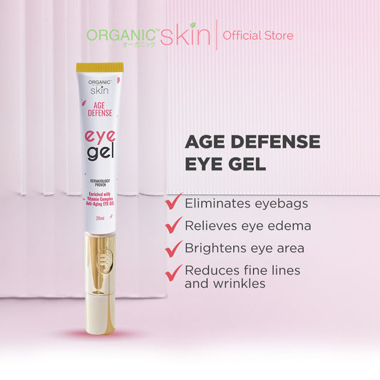 Organic Skin Japan Anti Aging Eye Gel 20ml Eyebag Remover Antiaging Eyegel Moisturizer for Eyes