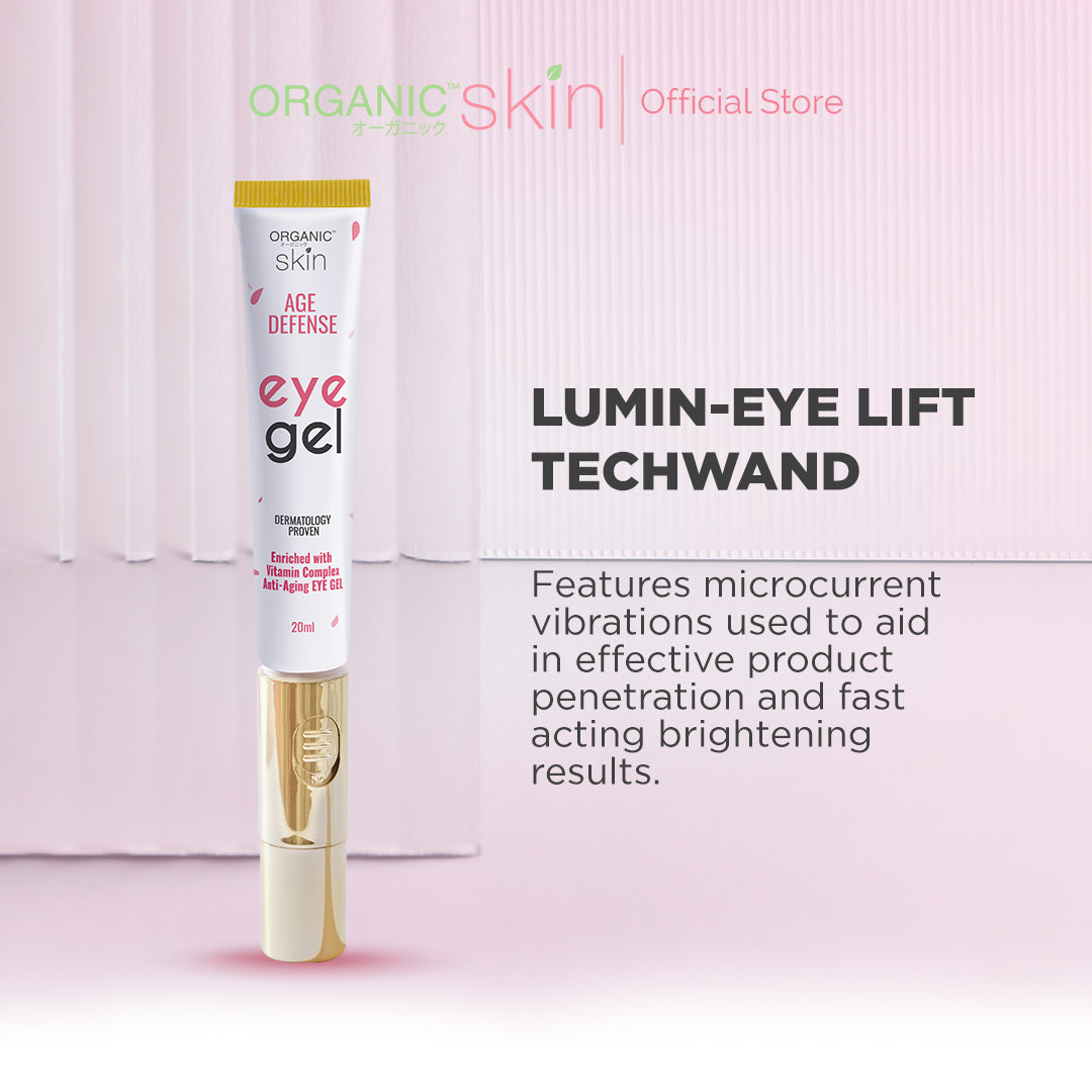 Organic Skin Japan Anti Aging Eye Gel 20ml Eyebag Remover Antiaging Eyegel Moisturizer for Eyes