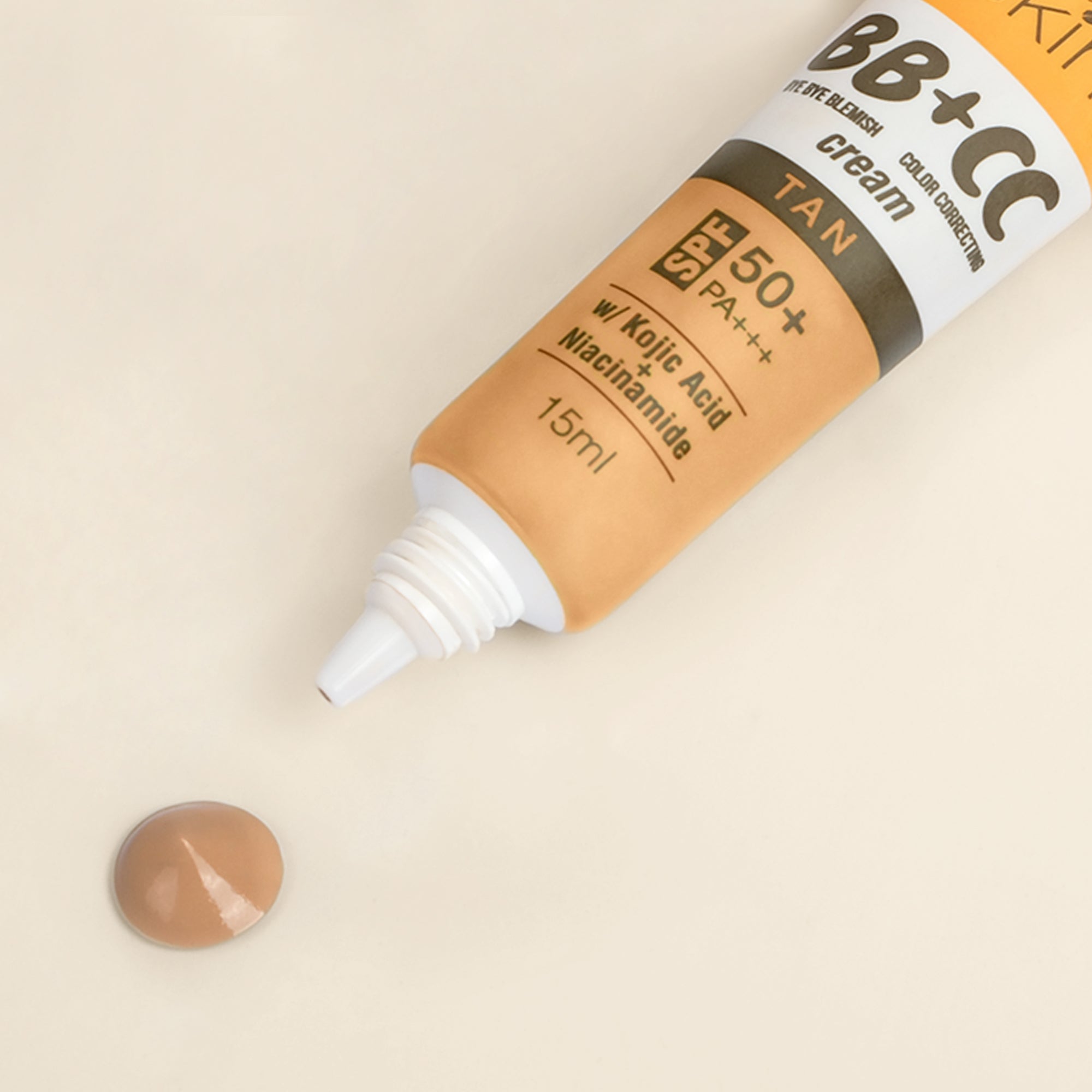 Organic Skin Japan BB+CC Cream Tan SPF 50+ PA+++ 15ml