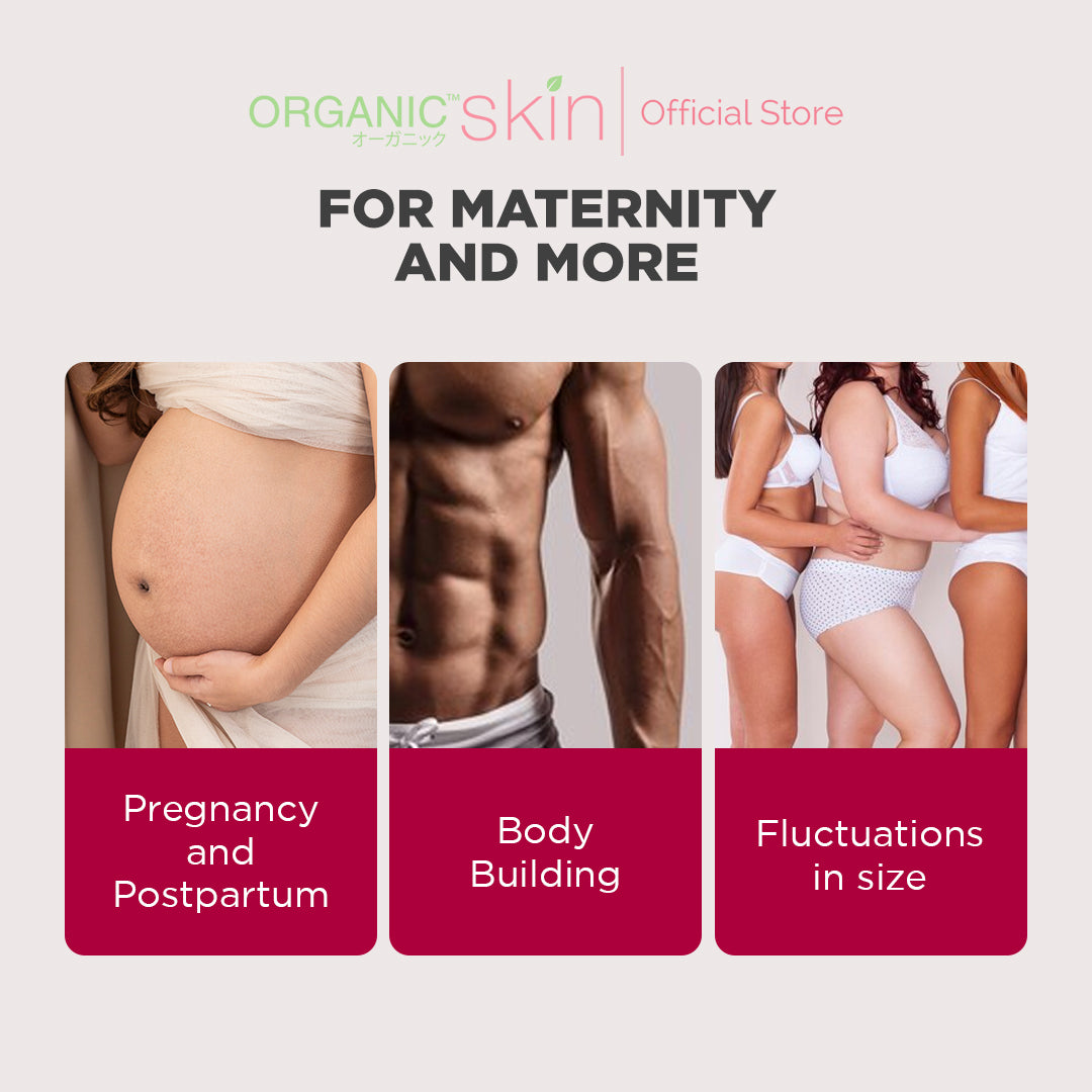 Organic Skin Japan Intimate Belly Butter for Stretch Marks Balm 100ml with Vitamin E & Collagen
