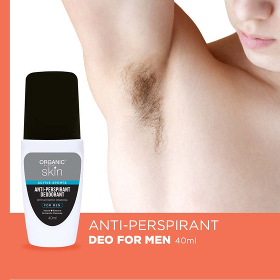 Organic Skin Japan Anti-Perspirant Deodorant For Men 40ml Underarm Whitening Deo Roll On