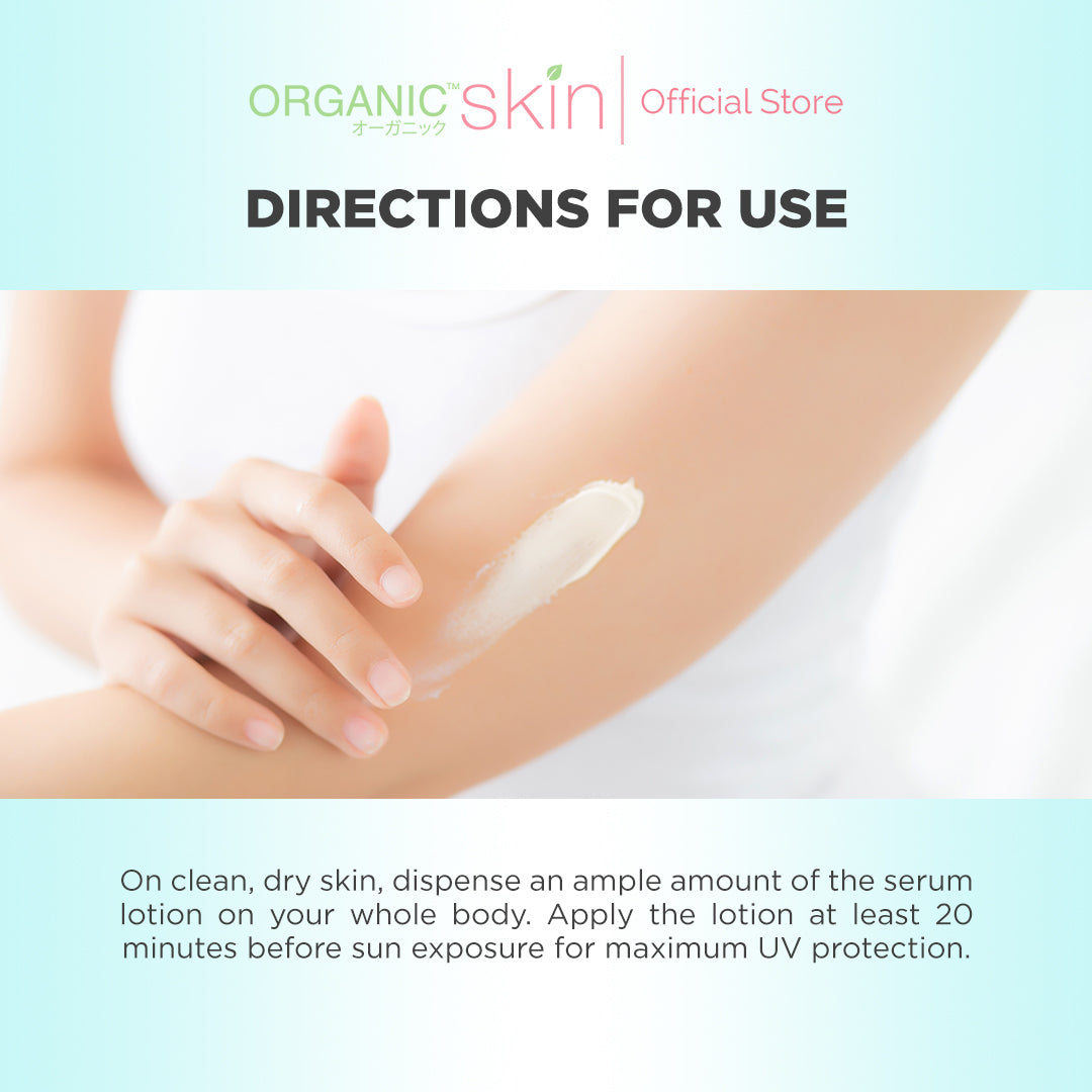 Organic Skin Japan Fresh & Glow 4x Intensive Whitening Serum in a Lotion (250ml) Set of 2