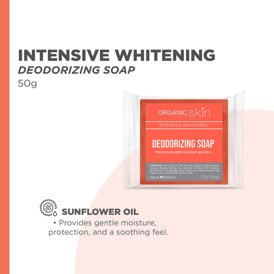 Organic Skin Japan Deodorizing Soap 50g Underarm Whitening Anti Odor Antiperspirant