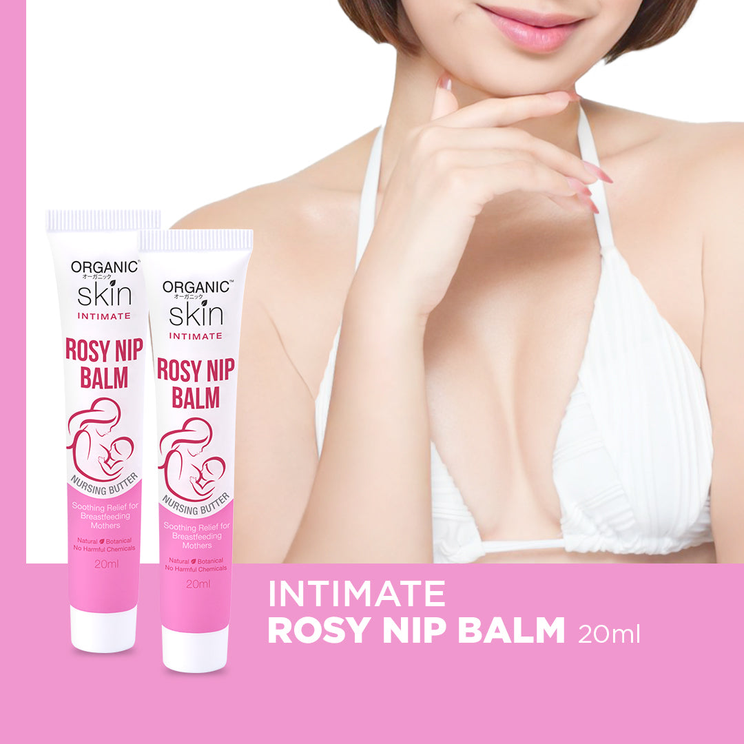 Organic Skin Japan Rosy Nip Balm 20ml for Breastfeeding Nipple cream whitening Set of 2