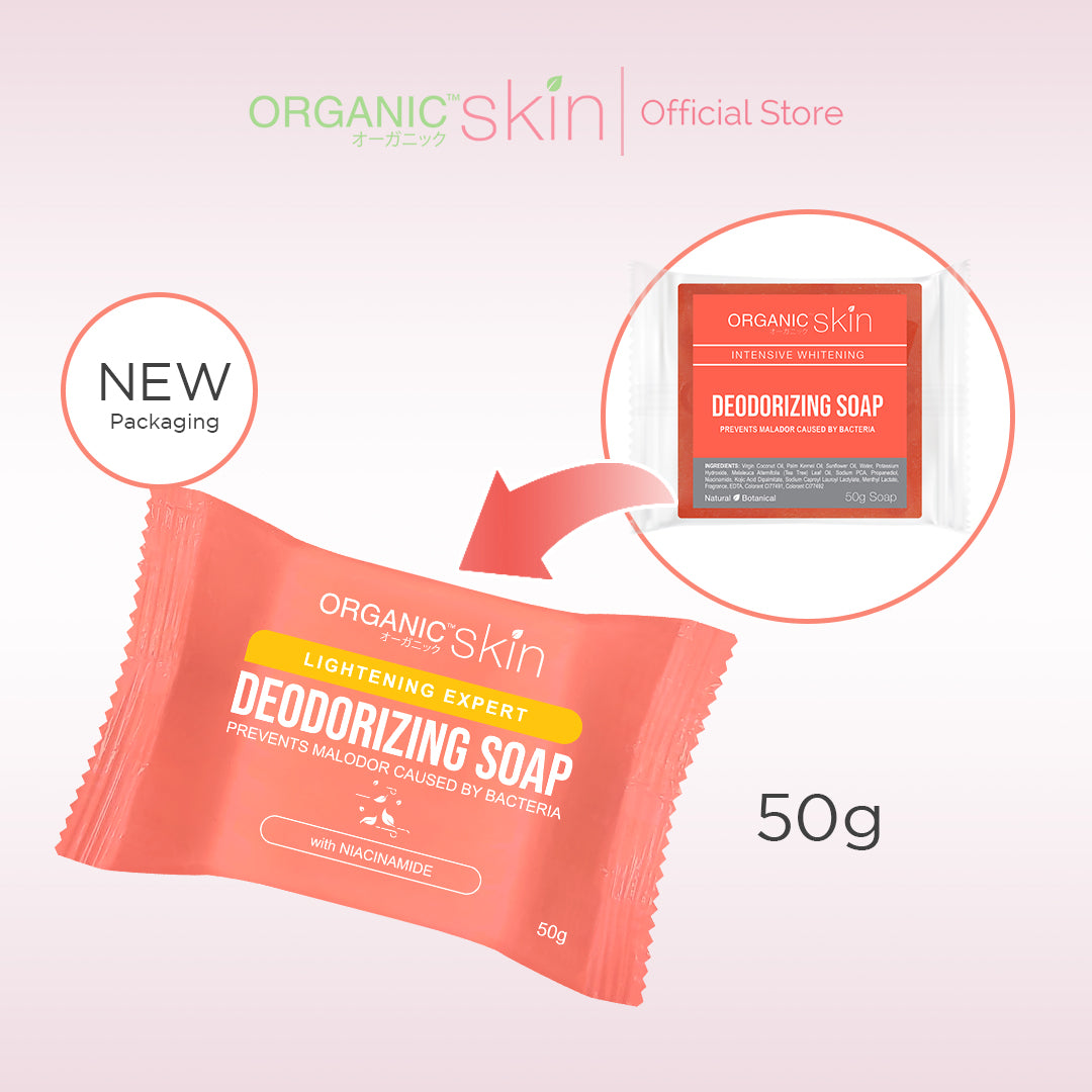 Organic Skin Japan Deodorizing Soap 50g Underarm Whitening Anti Odor Antiperspirant