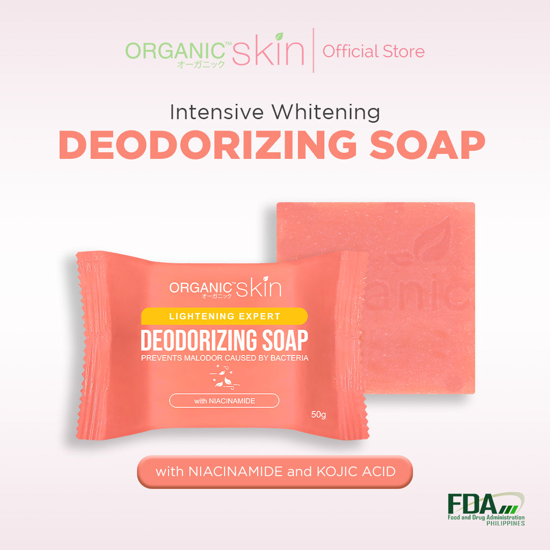 Organic Skin Japan Deodorizing Soap 50g Underarm Whitening Anti Odor Antiperspirant