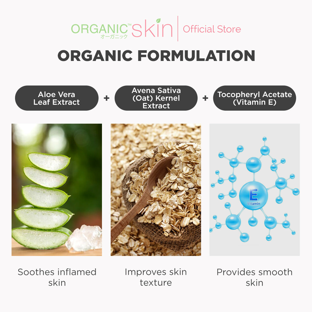 Organic Skin Japan Unscented Intensive Whitening Underarm Deodorant Deo Roll on for Sensitive Skin