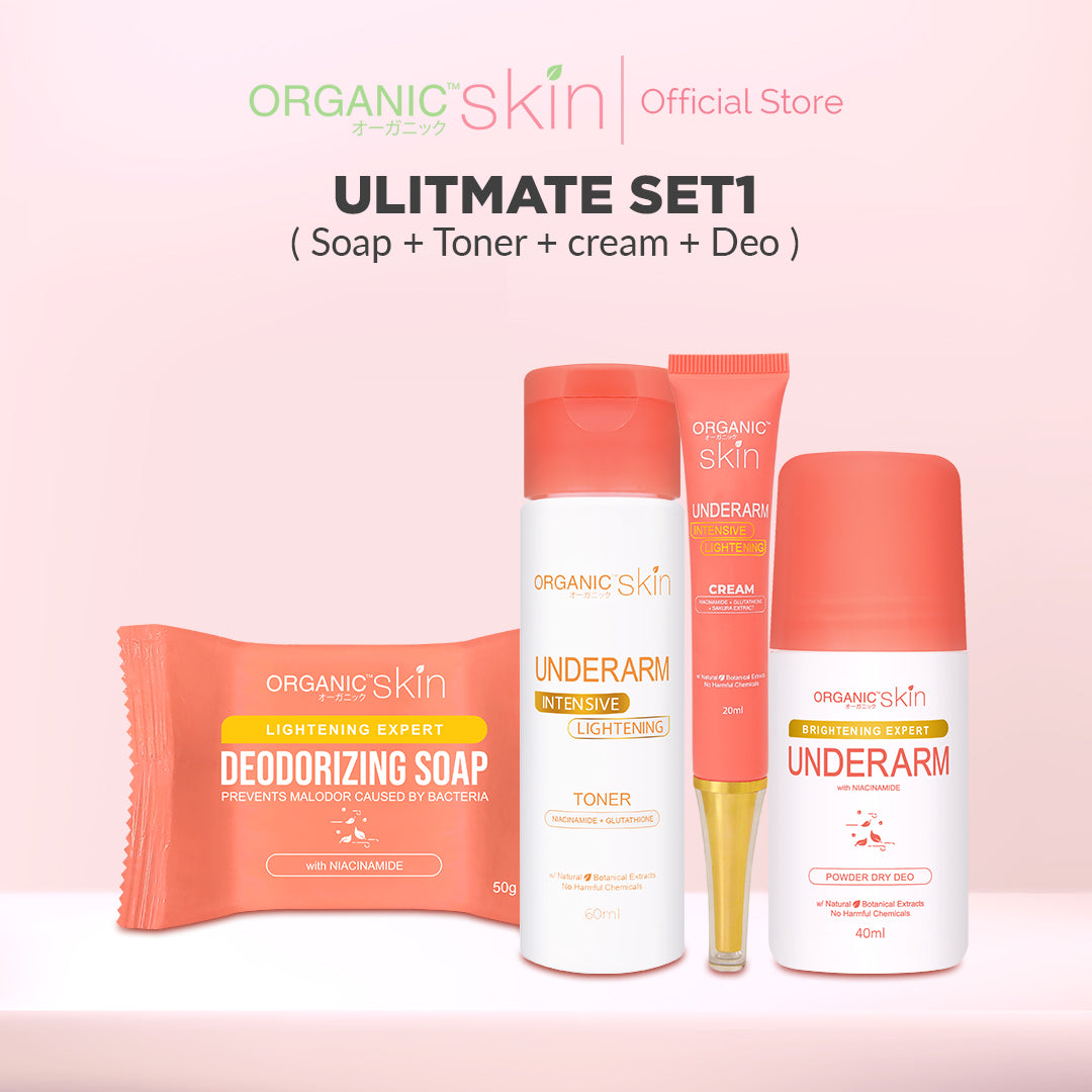 Organic Skin Japan Intensive Whitening Underarm Ultimate Lightening Set